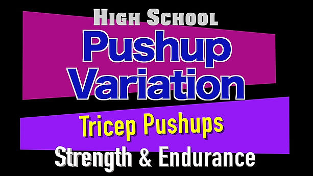 Strength and Endurance TriCep Push Ups q HS